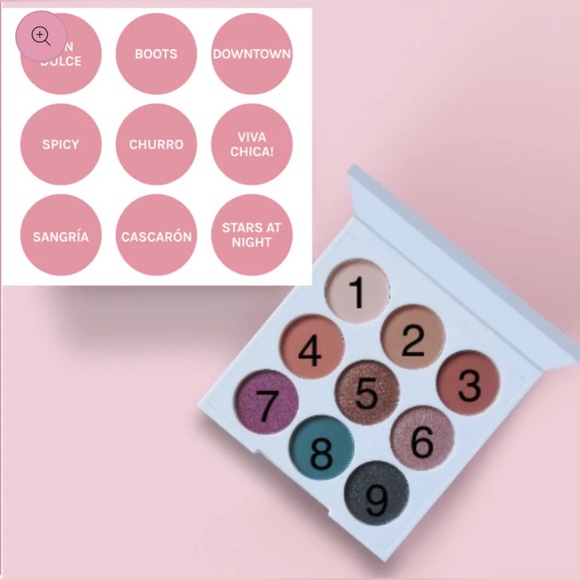 Chica Beauty Fiesta Mini 9 - Eyeshadow Palette New - Picture 2 of 9